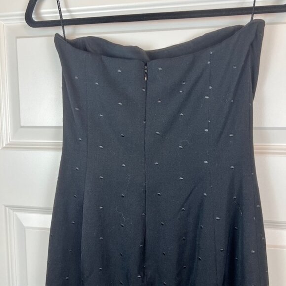 Richard Tyler Couture Black Strapless Sheath Dress Women’s Size 6 – Made in USA, - Picture 5 of 8